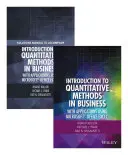 Introduction aux méthodes quantitatives en entreprise : Avec des applications utilisant Microsoft Office Excel Set - Introduction to Quantitative Methods in Business: With Applications Using Microsoft Office Excel Set