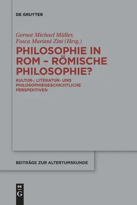Philosophie in Rom - Rmische Philosophie&nbsp;? - Philosophie in Rom - Rmische Philosophie?
