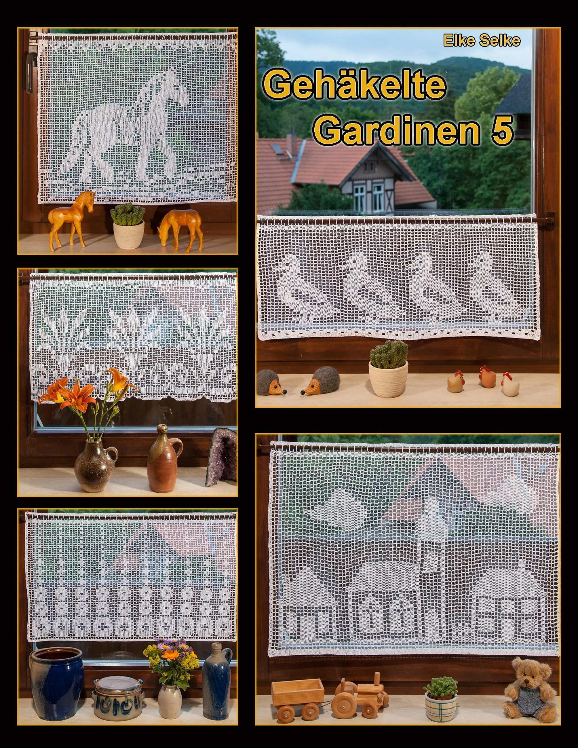 Jardin d'enfants 5 - Gehkelte Gardinen 5
