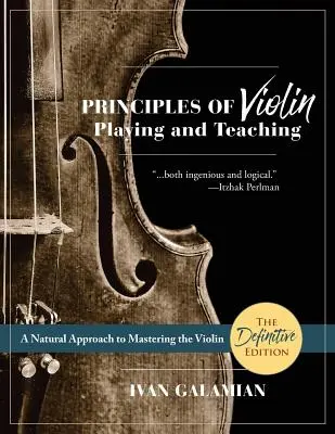 Principes du jeu et de l'enseignement du violon (Dover Books on Music) - Principles of Violin Playing and Teaching (Dover Books on Music)