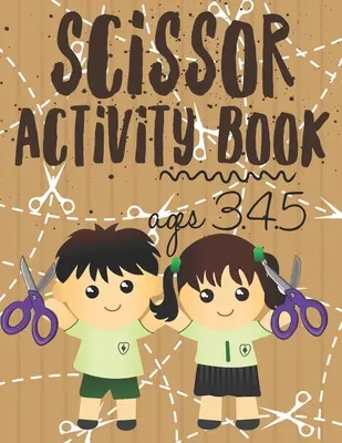 Cahier d'activités sur les ciseaux : Cahier d'activités sur les ciseaux pour les enfants d'âge préscolaire et maternel de 3, 4 et 5 ans, cahier d'exercices de découpage et de collage de 100 pages. - Scissor Activity Book: Scissor skills for preschoolers to kindergarteners ages 3.4.5, cut and glue workbook with 100 pages.
