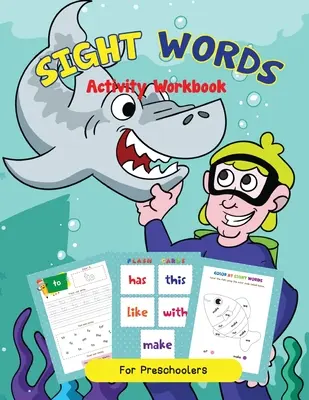 Cahier d'activités sur les mots du site pour les enfants de la maternelle à la première année Pour une lecture réussie ! - Site Words Activity Workbook For K-1st Grade For Reading Success!