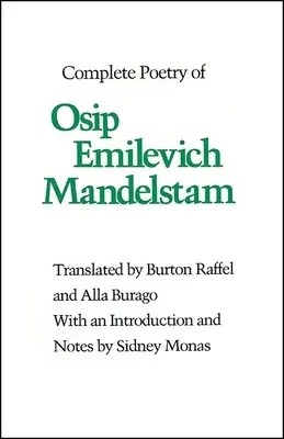 Poésie complète d'Osip Emilevich Mandelstam - Complete Poetry of Osip Emilevich Mandelstam