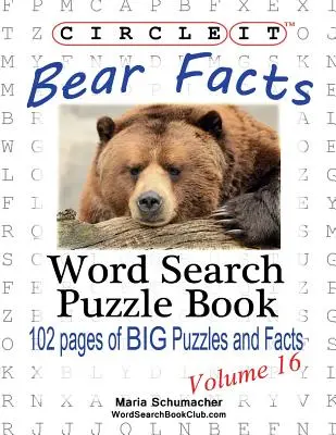 Encerclez-le, faits sur l'ours, recherche de mots, livre de puzzles - Circle It, Bear Facts, Word Search, Puzzle Book