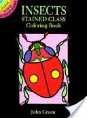Livre à colorier sur les insectes en vitrail - Insects Stained Glass Coloring Book