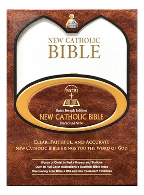 Nouvelle Bible Catholique--Medium Print (Blanc) - New Catholic Bible--Medium Print (White)