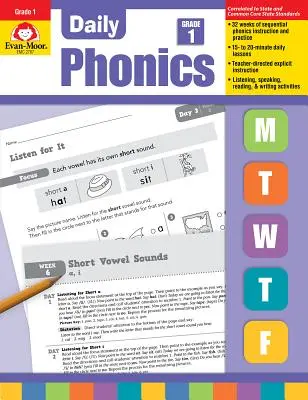 Phonétique quotidienne, 1re année - Daily Phonics Grade 1