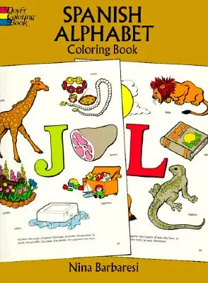 Livre de coloriage de l'alphabet espagnol - Spanish Alphabet Coloring Book