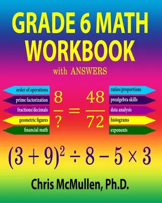 Cahier d'exercices de mathématiques de 6e année avec réponses - Grade 6 Math Workbook with Answers