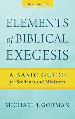 Éléments d'exégèse biblique - Elements of Biblical Exegesis