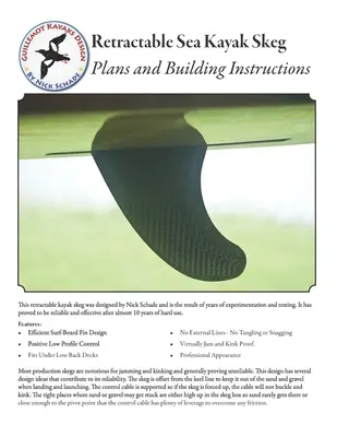 Skeg rétractable pour kayak de mer : plans et instructions de construction - Retractable Sea Kayak Skeg: Plans and Building Instructions