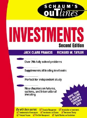 Schaum's Outline of Investments (en anglais) - Schaum's Outline of Investments