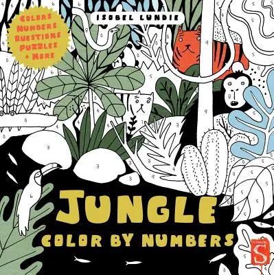 La jungle en chiffres - Jungle Color by Numbers