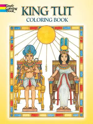 Livre à colorier sur le roi Tut - King Tut Coloring Book