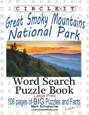 Encerclez-le, faits sur le parc national des Great Smoky Mountains, mots cachés, livre de puzzles - Circle It, Great Smoky Mountains National Park Facts, Word Search, Puzzle Book