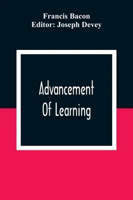 Les progrès de l'apprentissage - Advancement Of Learning