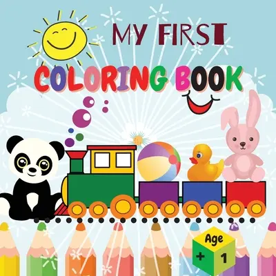 Mon premier livre de coloriage : Un livre pour enfants avec 40 images simples et mignonnes pour apprendre le vocabulaire et les techniques de coloriage pour les tout-petits et les enfants. - My first Coloring Book: Amazing Children's Book with Cute & Simple 40 Pictures to Learn vocabulary and Coloring Skills For Toddlers & Kids Ear