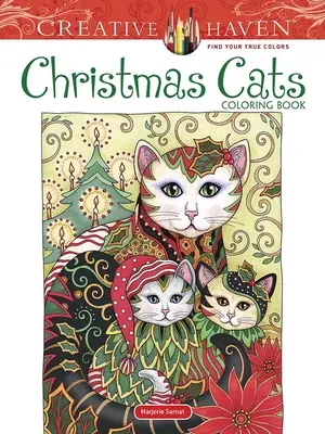 Livre à colorier Creative Haven Christmas Cats - Creative Haven Christmas Cats Coloring Book