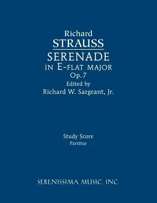 Sérénade en mi bémol majeur, op.7 : partition d'étude - Serenade in E-flat major, Op.7: Study score