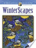 Livre de coloriage Creative Haven Winterscapes - Creative Haven Winterscapes Coloring Book