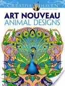 Livre à colorier Creative Haven Art Nouveau Animal Designs - Creative Haven Art Nouveau Animal Designs Coloring Book