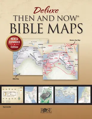 Cartes bibliques Deluxe Then & Now - Broché - Deluxe Then & Now Bible Maps - Paperback