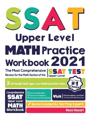 SSAT Upper Level Math Practice Workbook : The Most Comprehensive Review for the Math Section of the SSAT Upper Level Test (La révision la plus complète pour la section mathématique du test SSAT de niveau supérieur) - SSAT Upper Level Math Practice Workbook: The Most Comprehensive Review for the Math Section of the SSAT Upper Level Test