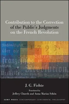 Contribution à la correction des jugements du public sur la Révolution française - Contribution to the Correction of the Public's Judgments on the French Revolution