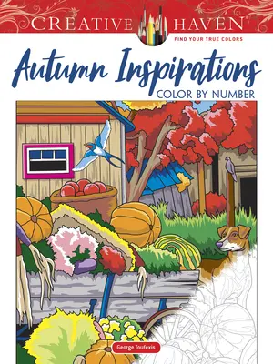 Livre de coloriage Creative Haven Autumn Inspirations Color by Number - Creative Haven Autumn Inspirations Color by Number