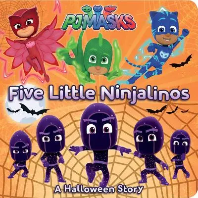 Cinq petits ninjalinos : Une histoire d'Halloween - Five Little Ninjalinos: A Halloween Story