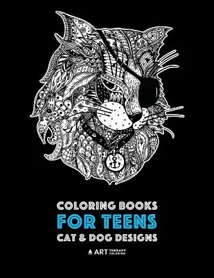 Livres de coloriage pour adolescents : Dessins de chats et de chiens : Les animaux Zendoodle détaillés pour la relaxation ; Pages de coloriage avancées pour les enfants plus âgés et les adolescents ; R - Coloring Books For Teens: Cat & Dog Designs: Detailed Zendoodle Animals For Relaxation; Advanced Coloring Pages For Older Kids & Teens; Stress R