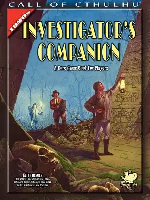 Compagnon de l'enquêteur des années 1920 - 1920s Investigator Companion