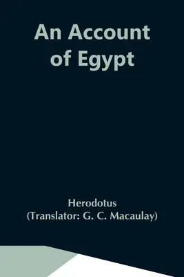 Récit de l'Égypte - An Account Of Egypt