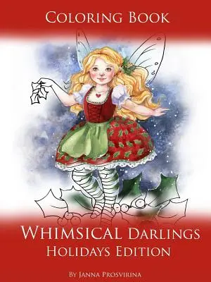 Livre de coloriage Whimsical Darlings Holidays Edition - Coloring Book Whimsical Darlings Holidays Edition
