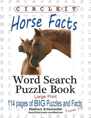 Encerclez-le, faits sur les chevaux, mots cachés, livre de puzzles - Circle It, Horse Facts, Word Search, Puzzle Book