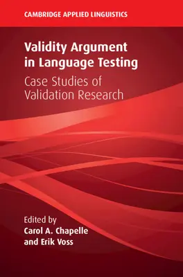 Argument de validité dans les tests de langue - Validity Argument in Language Testing