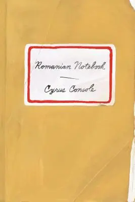 Carnet de notes en roumain - Romanian Notebook
