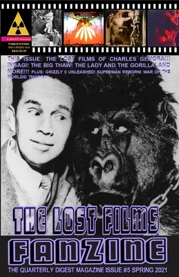 The Lost Films Fanzine #5 : (Noir et Blanc/Couverture Variante B) - The Lost Films Fanzine #5: (Black and White/Variant Cover B)