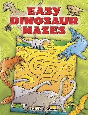 Des labyrinthes faciles pour les dinosaures - Easy Dinosaur Mazes