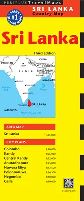 Carte de voyage du Sri Lanka Troisième édition - Sri Lanka Travel Map Third Edition