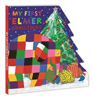 Mon premier Noël d'Elmer - Livre à découper - My First Elmer Christmas - Shaped Board Book