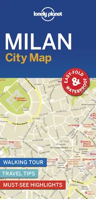 Lonely Planet Milan Plan de ville 1 - Lonely Planet Milan City Map 1