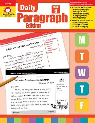 Rédaction quotidienne de paragraphes, 6e année et plus - Daily Paragraph Editing Grade 6+