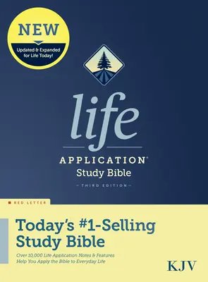 KJV Life Application Study Bible, troisième édition (lettre rouge, couverture rigide) - KJV Life Application Study Bible, Third Edition (Red Letter, Hardcover)