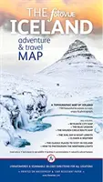 Carte de voyage et d'aventure fotoVUE pour l'Islande - fotoVUE Iceland Adventure and Travel Map