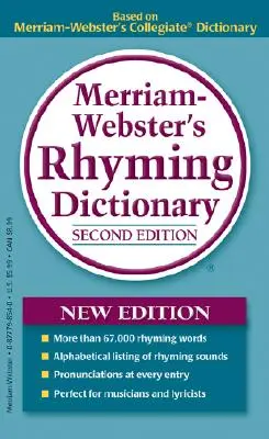 Dictionnaire de rimes Merriam-Webster - Merriam-Webster's Rhyming Dictionary