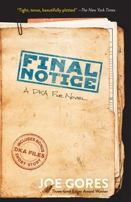 Dernier avis : Un roman de Dka File - Final Notice: A Dka File Novel