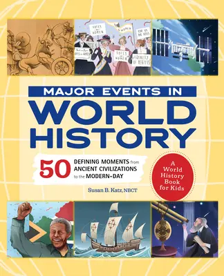 Les grands événements de l'histoire mondiale : 50 moments marquants des civilisations anciennes à nos jours - Major Events in World History: 50 Defining Moments from Ancient Civilizations to the Modern Day