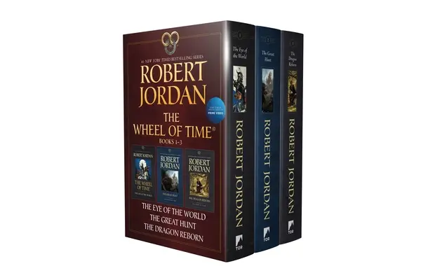 La Roue du temps - Coffret de livres de poche I : L'œil du monde, La grande chasse, Le dragon renaissant - Wheel of Time Paperback Boxed Set I: The Eye of the World, the Great Hunt, the Dragon Reborn
