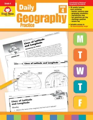 Pratique quotidienne de la géographie, 4e année : EMC 3713 - Daily Geography Practice Grade 4: EMC 3713